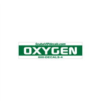 Oxygen Tank Wrap - 25.5&quot;x6&quot;, Green/White