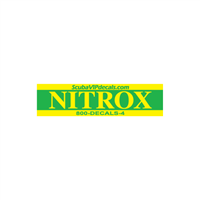 Nitrox Tank Wrap - 25.5&quot;x6&quot;, Green/Yellow