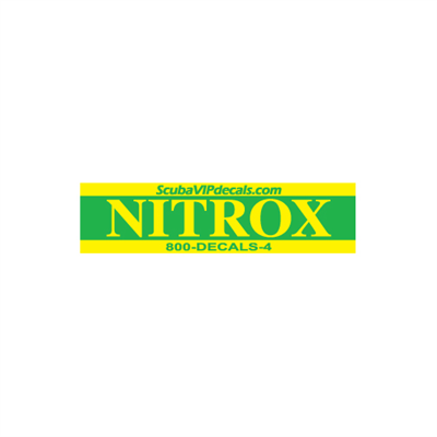 Nitrox Tank Wrap - 25.5"x6", Green/Yellow